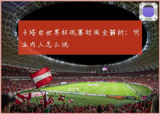 卡塔尔世界杯观赛时间全解析：听业内人怎么说